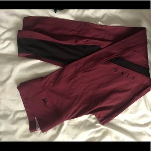 Pink fleece lined tights